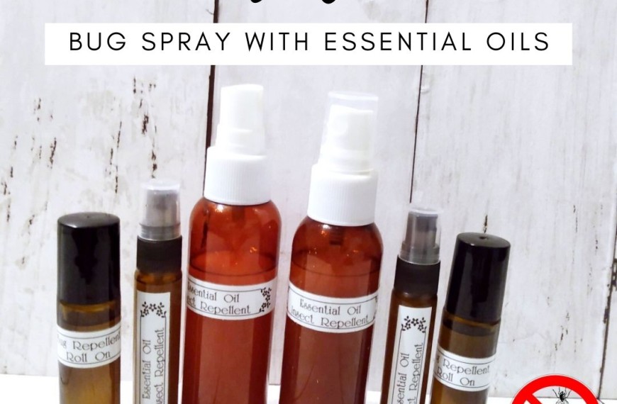 DIY Bug Spray With Essential Oils