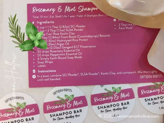 Simply Earth DIY Shampoo Bars Kit